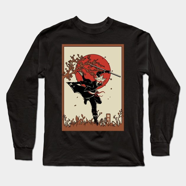 Jin Mori Warik Long Sleeve T-Shirt by Banjar History Podcast